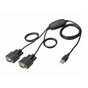 Digitus Kabel adapter USB 2.0 do 2xRS232 (COM) (Chipset: FTDI / FT2232H)