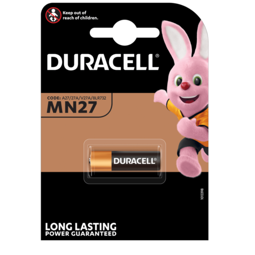 Specjalistyczna bateria alkaiczna Duracell MN27 12V SECURITY