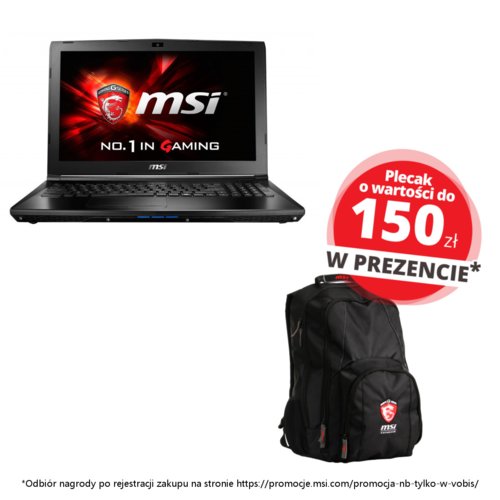 Laptop MSI GL62 6QC-060XPL