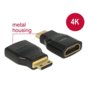 Adapter HDMI (F) -> mini HDMI-C (M) 4K Delock