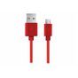 Kabel USB ESPERANZA Micro USB 2.0 A-B M/M 1,0m | czerwony
