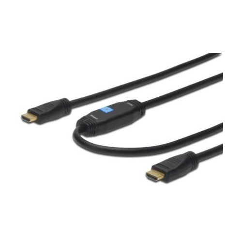 ASSMANN Kabel połączeniowy HDMI 1.4 HighSpeed z Ethernetem ze wzmacniaczem Typ HDMI A/HDMI A M/M czarny 10m