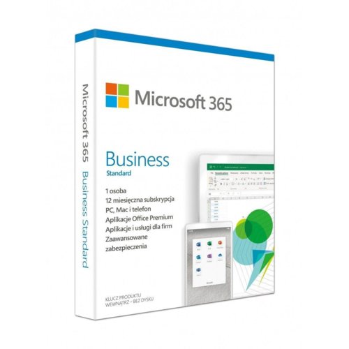 Oprogramowanie Microsoft 365 Business Standard PL (P6; 1Y Win/Mac)