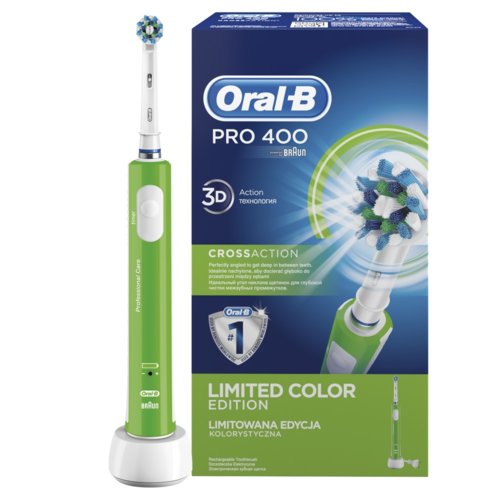 Braun Szczoteczka akumulatorowa Oral-B Pro 400 Zielona