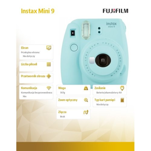 Fujifilm Instax Mini 9 jasnoniebieski