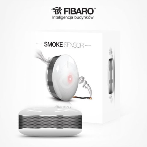 FIBARO FGSS-001 Czujnik dymu i ciepła wewnętrzny biały