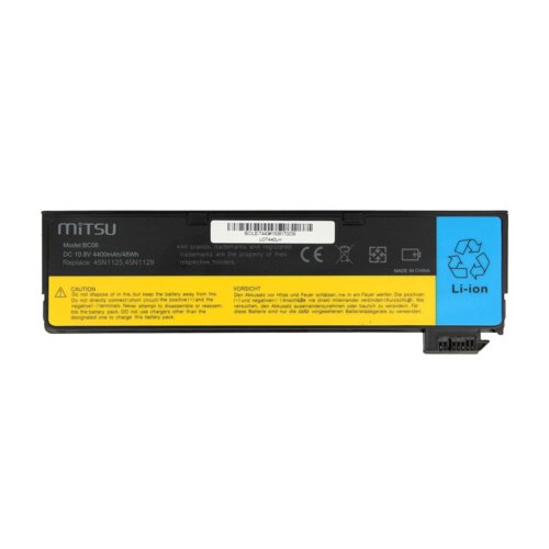 Bateria Mitsu do Lenovo T440, X240 4400 mAh (48 Wh) 10.8 - 11.1 Volt