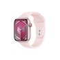Smartwatch Apple Watch Series 9 GPS + Cellular aluminium 45mm różowy + opaska sportowa S/M jasnoróżowa