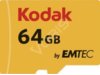 EMTEC KODAK microSDXC 64GB Class 10 U3 +Adapter