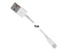 Whitenergy Kabel iPhone USB Lightning 100cm transmisja, ładowanie, biały