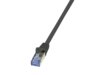 Kabel LogiLink CQ4023S Cat.6A/7 600 MHz S/FTP PIMF 0,50m czarny