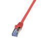 Patchcord LogiLink CQ2084S CAT.6 S/FTP 7,50m, czerwony