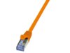 Patchcord LogiLink CQ3048S Cat.6A S/FTP 1,5m pomarańczowy