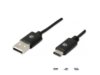 Kabel USB Manhattan USB 2.0 MIC-C/A M/M 1m, czarny