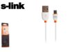 Kabel S-link SLP-505 USB MICRO AM-MBM5P 2.0 1,0M White BOX