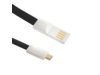 Kabel USB Qoltec / MicroUSB męski | płaski | 0.5m | Quick charge