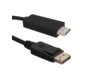 Kabel DisplayPort v1.2 Qoltec męski / HDMI męski | 4Kx2K | 1m