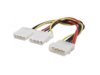 Kabel adapter zasilania Manhattan Molex 2x5,25, 0,2m 