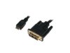 Kabel HDMI Logilink CHM001 mini HDMI - DVI/D M/M 0,50m