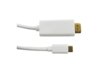 Qoltec Kabel DisplayPort Alternate mode | USB 3.1 typC męski / HDMI    męski | 4Kx2K | 1m