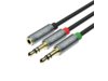 Kabel Unitek Y-C957ABK miniJack 3,5mm (F) - 2x 3,5mm (M)