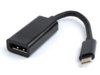 Gembird Adapter USB Typ-C to DisplayPort Czarny