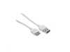 G&BL Kabel Micro USB 3.0/USB A męski superspeed do przesyłu danych i  ładowania 1m biały blister