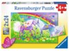 Puzzle Ravensburger 2x24 el Konie z tęczą 91935