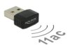 Karta sieciowa bezprzewodowa Delock Nano USB AC600 Dual Band wewnętrzna antena