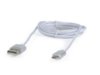 Gembird Kabel Micro-USB dwustronny/8pin/1.8m/srebrny