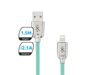 Kabel USB 2.0 eXc BLADE USB A(M) - Lightning 8-pin(M), 1,5m, zielony