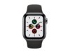 Apple Watch Serii 5 GPS + Cellular 44mm stal nierdzewna gwiezdna czerń z czarnym sportowym paskiem S/M i M/L