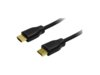Kabel HDMI Logilink CH0076 High Speed z Ethernet 20 cm czarny