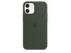 Etui iPhone 12 mini Silikonowe z funkcją MagSafe - cypryjska zieleń