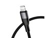 Kabel pleciony USB-C -Lightning USAMS M2 MFI PD 60W Fast Charging 1.2 m czarny/black
