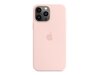 Apple iPhone 13 Pro Max Silicone Case with MagSafe – Chalk Pink