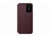 Etui Samsung Smart Clear View Cover (EE) do Galaxy S22+ Burgundy EF-ZS906CEEGEE