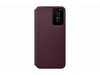 Etui Samsung Smart Clear View Cover (EE) do Galaxy S22 Burgundy EF-ZS901CEEGEE
