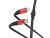 Kabel USB Hama Extreme USB-C – Lightning 1,5m czarno-czerwony