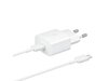 Ładowarka sieciowa Samsung EP-T1510XW 15W Fast Charge + kabel USB-C/USB-C biały
