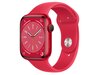 Smartwatch Apple Watch Series 8 GPS 45mm Czerwony, Opaska sportowa