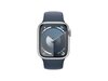 Smartwatch Apple Watch Series 9 GPS aluminium  41 mm M/L srebrny + opaska sztormowy błękit