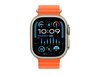 Smartwatch Apple Watch Ultra 2 GPS + Cellular koperta tytanowa 49mm + opaska Ocean pomarańczowa