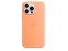 Etui Apple Silicone Case na iPhone 15 Pro Max MagSafe pomarańczowy sorbet