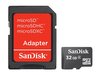 SanDisk microSDHC 32GB + adapter SD