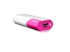 Whitenergy POWERBANK 4000mAh 1A USB biało-różowy, kabel