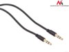 Maclean Przewód jack 3.5mm wtyk-wtyk 1.5m czarny MCTV-815