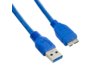 4world Kabel USB 3.0 AM- Micro BM 1.0m|niebieski