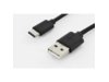 EDNET Kabel połączeniowy USB 2.0 HighSpeed Typ USB C/USB A M/M czarny 1,8m