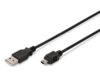 ASSMANN Kabel połączeniowy USB 2.0 HighSpeed "Canon" Typ USB A/miniUSB B (5pin) M/M czarny 3m